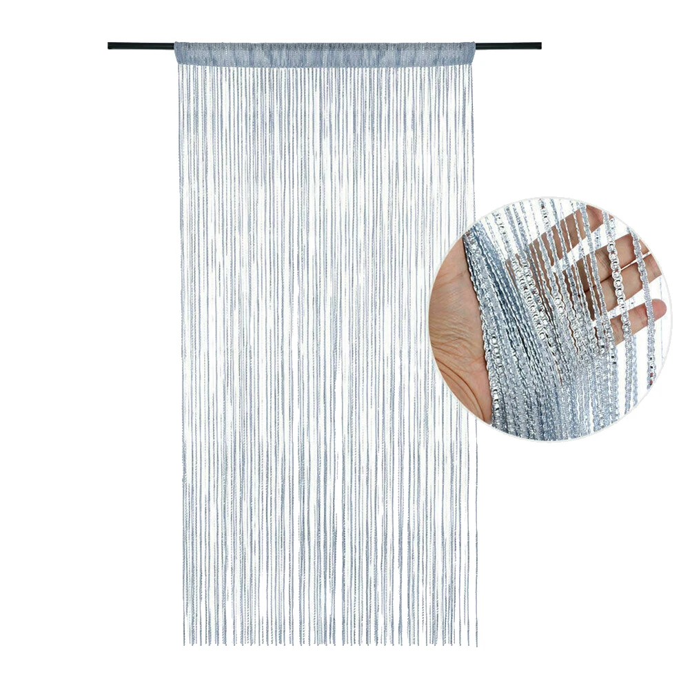 1M*2M Hot Sale Door And Window Panel Fly Screen Fringe Room Screen Tassel Panel Beaded Curtains Home Decoration - Image 7