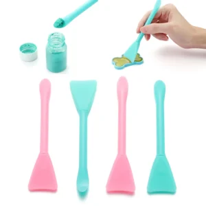 5Pcs Multifunction Stirring Brush Soft Silicone Brush Powder Spoon Epoxy Resin Tools for DIY Resin Mold Easy To Clean Glue