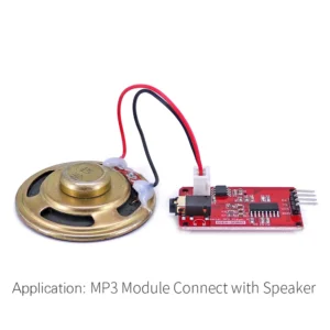 MP3 Music Player UART Serial Module with Speaker Onboard Monaural Amplifier /Speaker Socket to Play MP3 WAV Audio for 328P Board