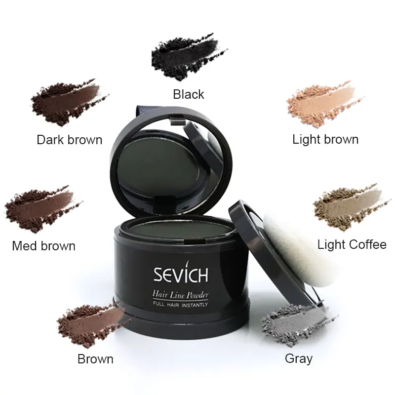 Sevich Hairline Powder 4g Hairline Shadow Powder Makeup Hair Concealer Natural Cover Unisex Hair Loss Product - Image 6