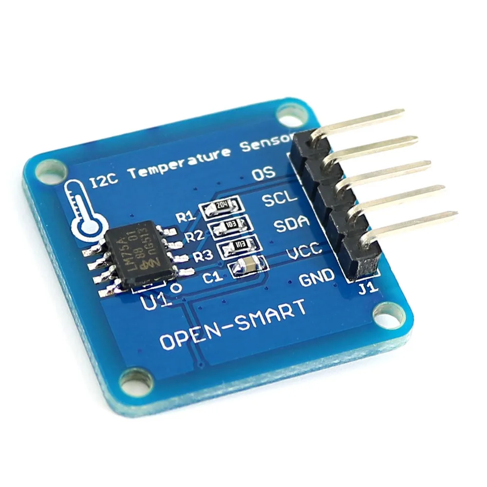 LM75 Temperature Sensor High Accuracy LM75A Module Board Compatible for Arduino - Image 2