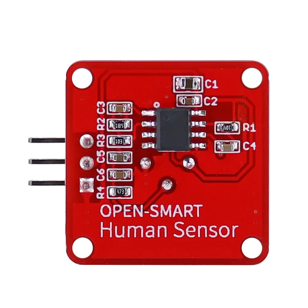 OPEN-SMART Human Body Sensor Pyroelectric Infrared PIR Motion Sensor Detector Module Compatible for Arduino - Image 2
