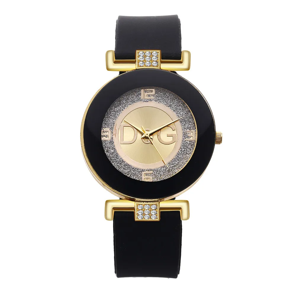 Simple Black White Quartz Watches Women Minimalist Design Silicone Strap Wristwatch Big Dial Women's Fashion Creative Watch - Image 9