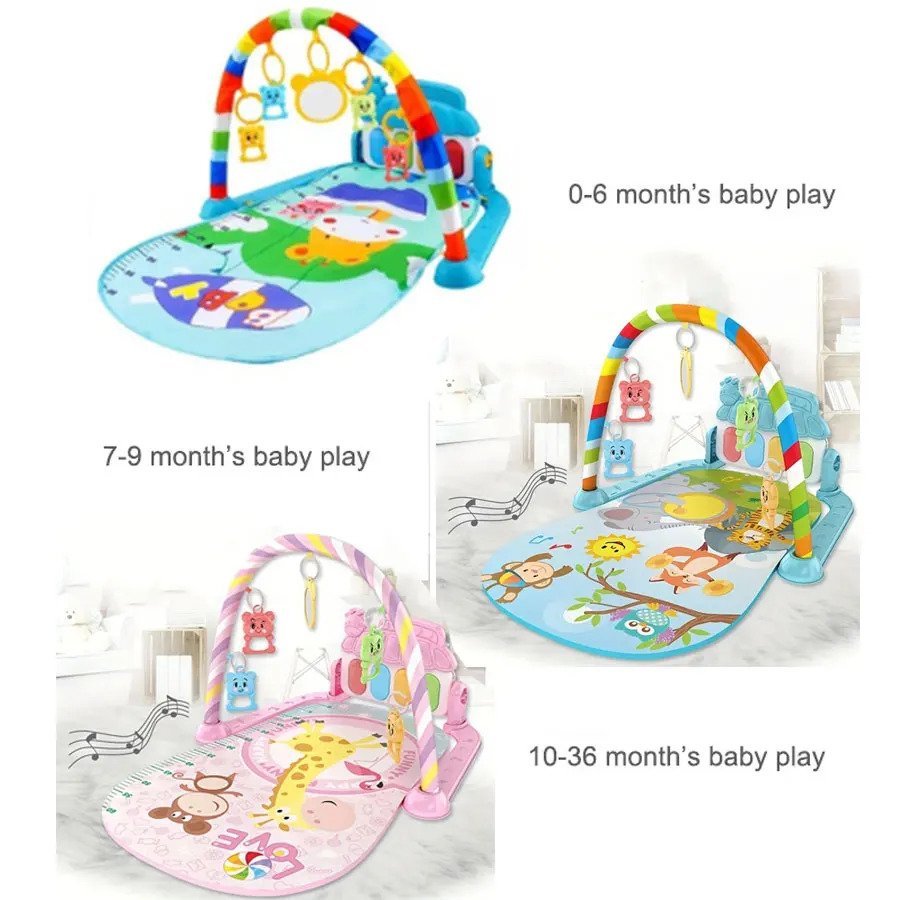 Baby Music Rack Play Mat Kids Piano Keyboard Carpet Gym Crawling Activity Infant Rug Early Educational Toy for Baby Gift - Image 5