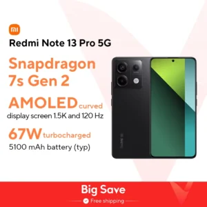 New Xiaomi Redmi Note 13 Pro 5G Smartphone 128GB/256GB ROM 200MP OIS Camera Snapdragon 7s Gen 2 67W Turbo Charging 6.67" AMOLED