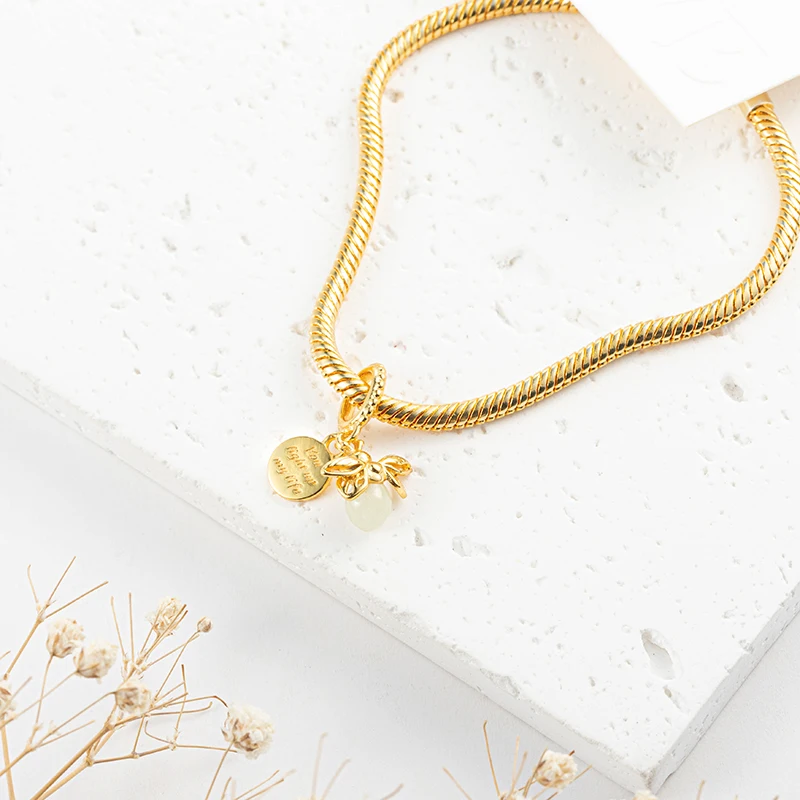 Miniso New Hot Sale 3 Colors Night Glow Firefly Charm Beads fit Original Silver Bracelet Women Pendant Bead DIY Jewelry Gift - Image 5