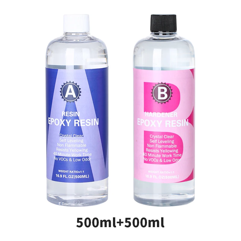 1:1 Crystal Clear Epoxy Resin Kit High Gloss & Bubbles Free Art Resin Supplies for Coating and Casting Craft DIY Jewelry Making - Image 9