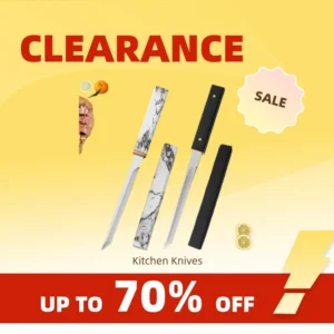 Clearance_Stainless Steel Utility Knife Kitchen Meat Cleaver Chef Knife Fruit Paring  Barbecue Cutting Fishing Pocket Knife_Cont