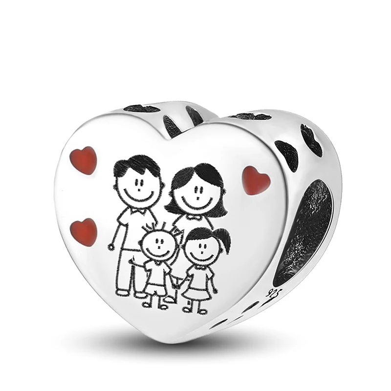 Fit Pan 925 Original Bracelets Love Heart Flower Four Leaf Clover Turtle 925 Silver Charms Beads DIY Birthday Jewelry Gift - Image 22