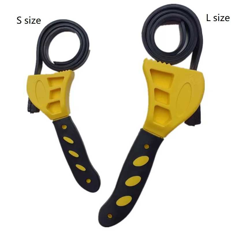 1Pcs 6inch Belt Wrench Oil Filter Puller Strap Spanner Chain Wrench Strap Opener, Adjustable Disassembly Tool - Image 10