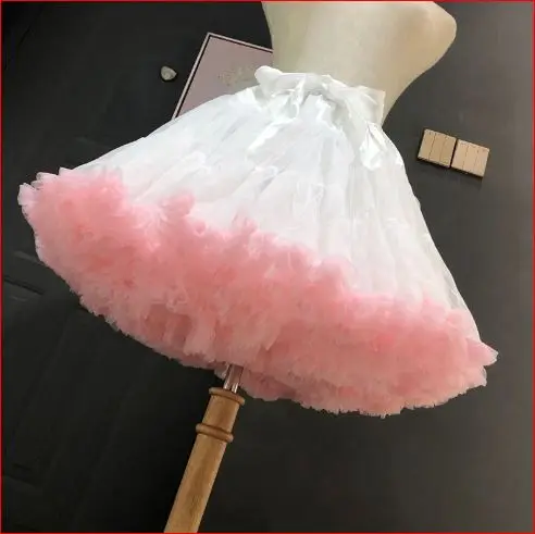 DongCMY Women Flower Style Lolita Petticoats Crinoline Inner Bustle Cosplay Tutu Puffy Cancan Skirt Under Wedding Dresses - Image 8