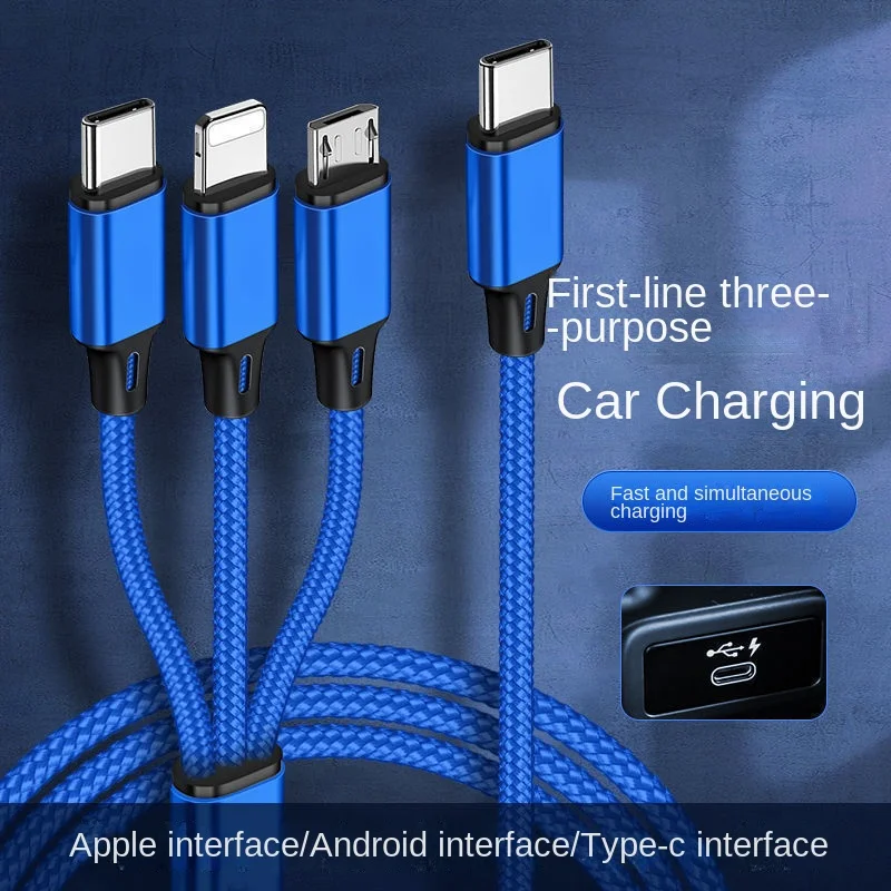 Clearance_Type-c Three-in-one Charging Line PD One-minute Three-vehicle Fast Charging Line_Continuous updates - Image 2