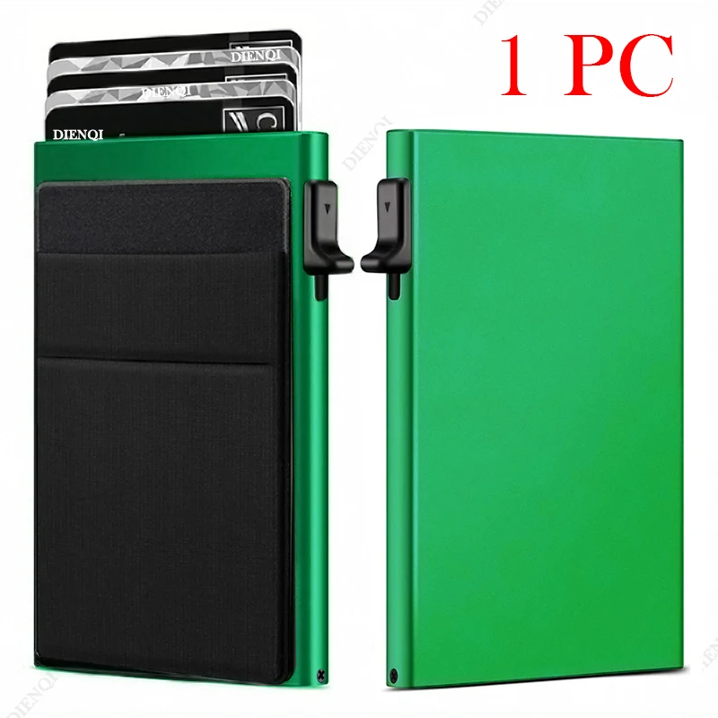 Rfid Credit Card Holder Men Thin Slim Mini Minimalist Wallets Luxury Metal Bank ID Cardholer Case Wallet for Men Carteras Choice - Image 16