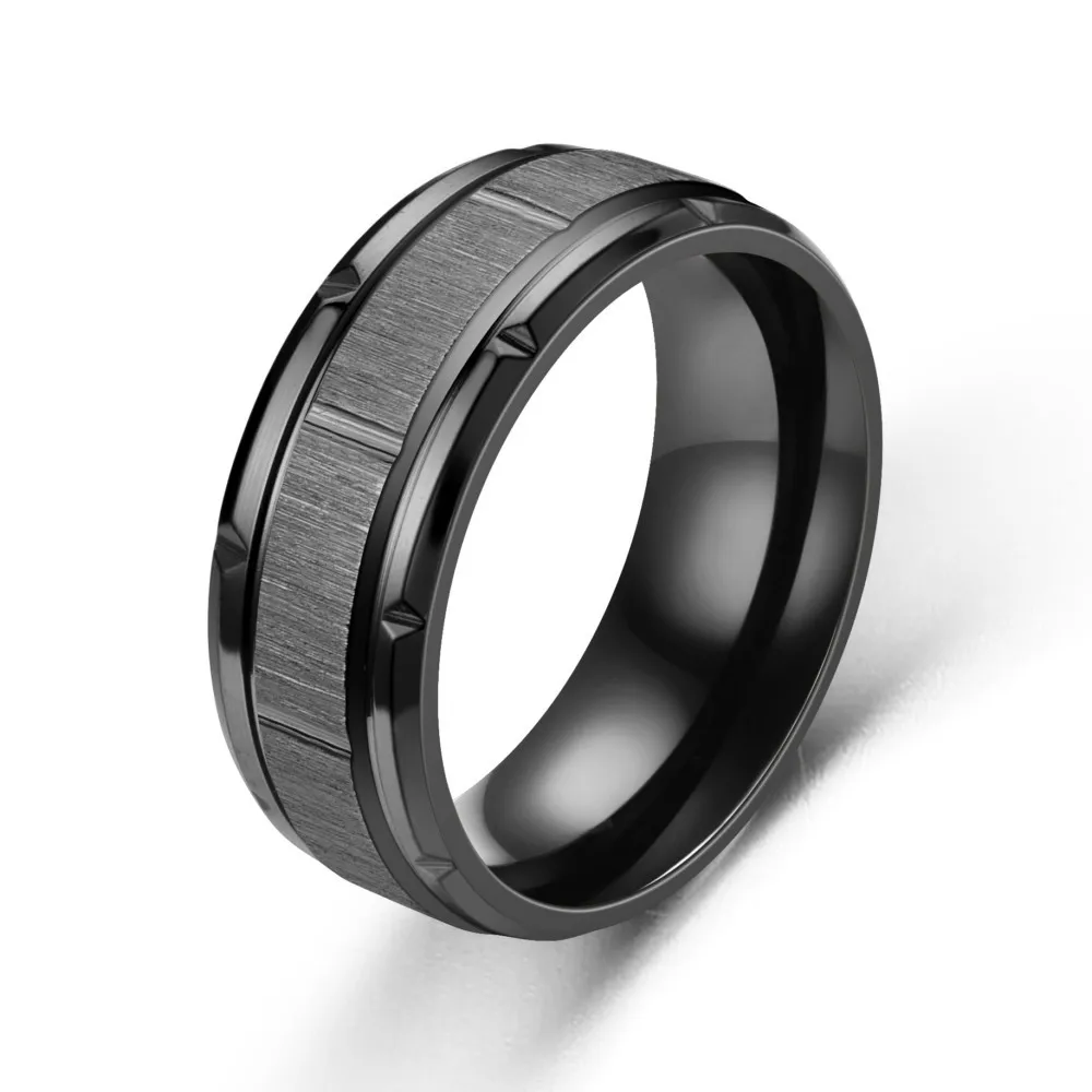 Stainless Steel Tungsten Ring for Men and Women, 6 Colors, Brushed Surface, Wedding Band, Couples Jewelry, Accessories, 8mm - Image 8