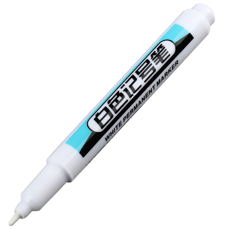 1/4Pcs White Permanent Paint Pen set for Wood Rock Plastic Leather Glass Stone Metal Canvas Ceramic Deep Hole Marker 0.7mm - Image 13