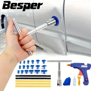 Car Dent Repair Tool Auto Body Part Mechanical Sheet Metal Paintless Dent Removal Puller Kit Hand Tools Kit Set