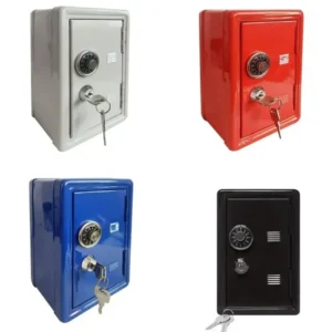 Household Insurance Box Vertical Mini Metal Safe Car Safe Key Insurance Cabinet Desktop Decoration Piggy Bank