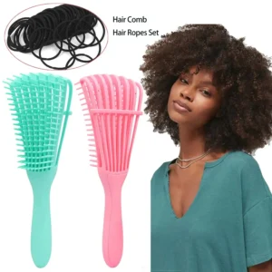 Scalp massage brush winding to sag hair brush anti-static wet curl hair brush salon hairdressing tool