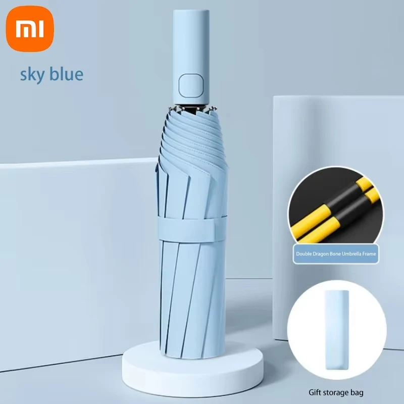 Xiaomi 24 Bone Folding Umbrella Fully Automatic Double Bone SPF 50 UV Protection Rain Resistance Strong Wind Resitance Umbrella - Image 10