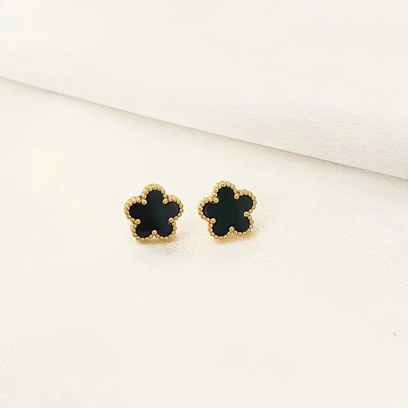 1/2/3Pcs 18K Gold Plated Stainless Steel Five Leaf Bracelet for Women, Elegant Flower Design Necklace Bracelet Jewelry Gift - Image 16