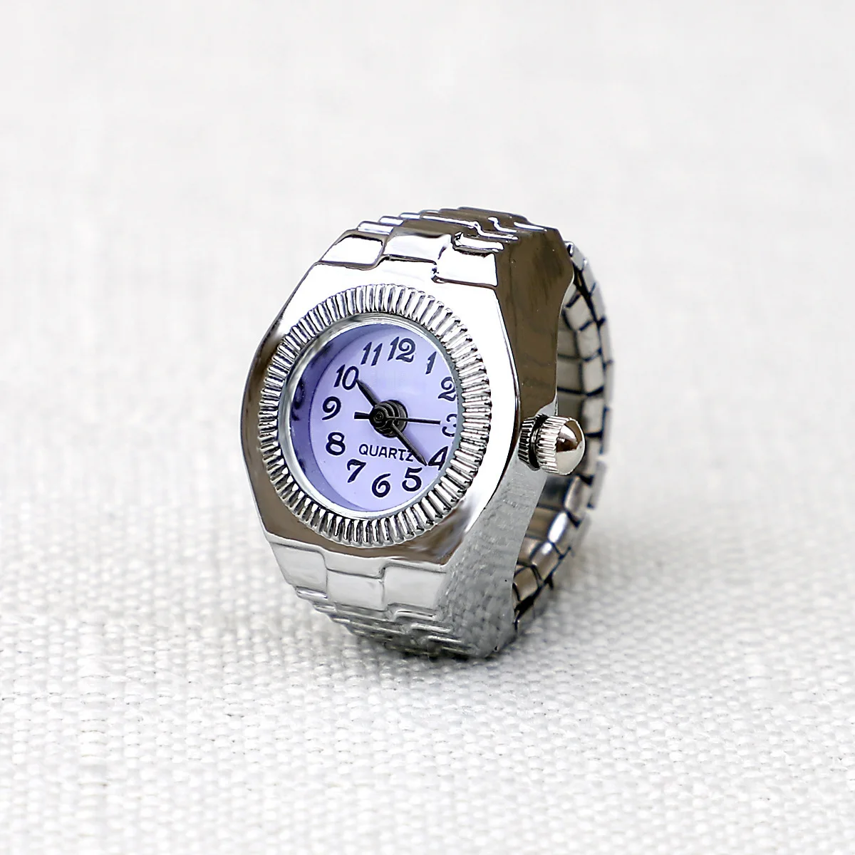 Ring Watch New Hot Selling Creative Alloy Shell Finger Circular Dial Couple Men And Women - Image 7