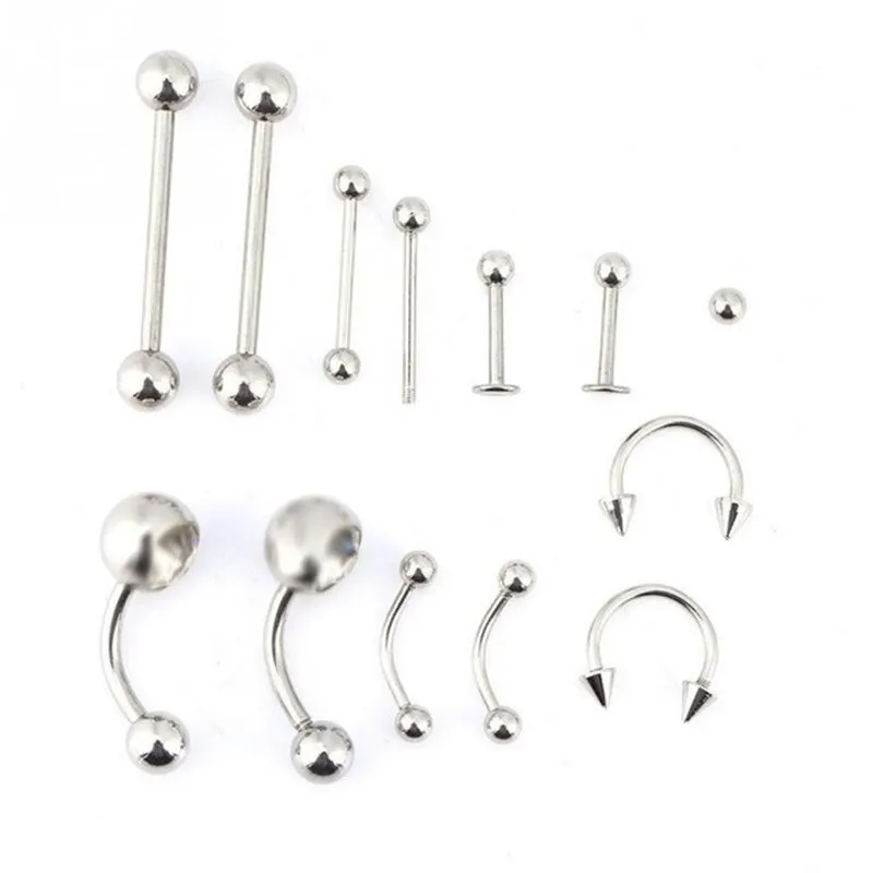 1 Set Disposable Professional Body Piercing Tool Kit Piercing Needle Clamp Tools Ear Tragus Nose Eyebrow Navel Piercings 316 - Image 4