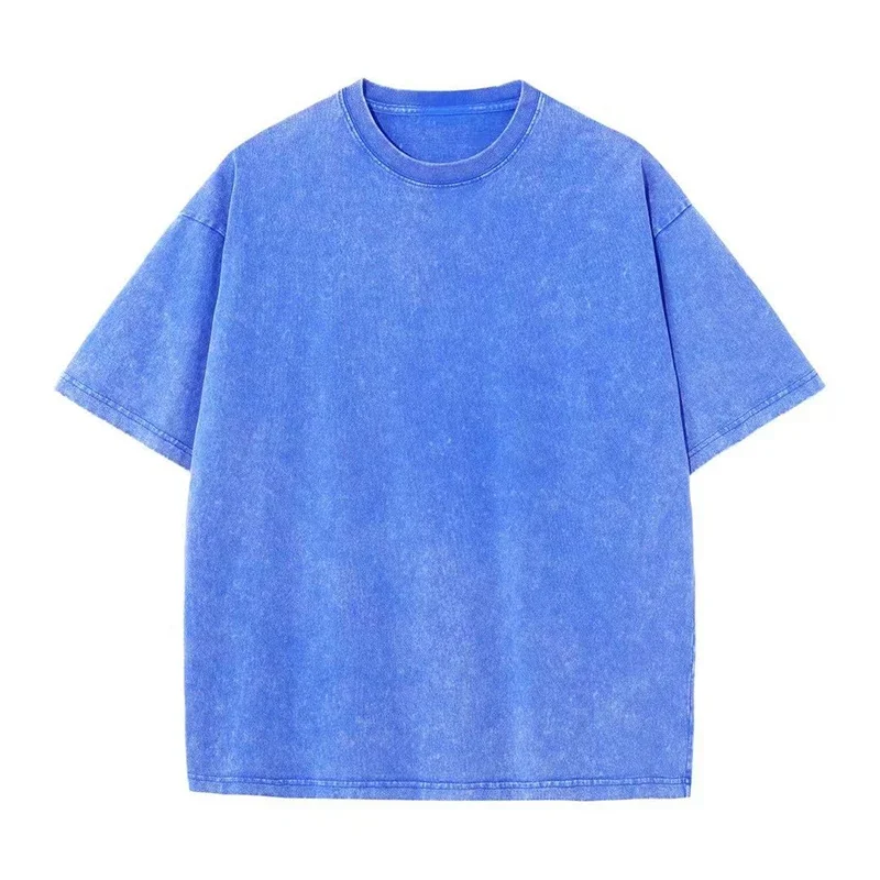 2025 Washed Vintage T-Shirts Street Hip Hop Retro Punk T Shirt women Harajuku Casual Cotton Short Sleeve Acid Wash TShirts top - Image 7