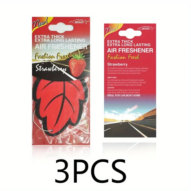 3-60pcs Car Air Freshener Natural Scented Tea Paper Auto Hanging Vanilla Perfume Fragrance Leaf Shape Car Accessories Interior - Image 24