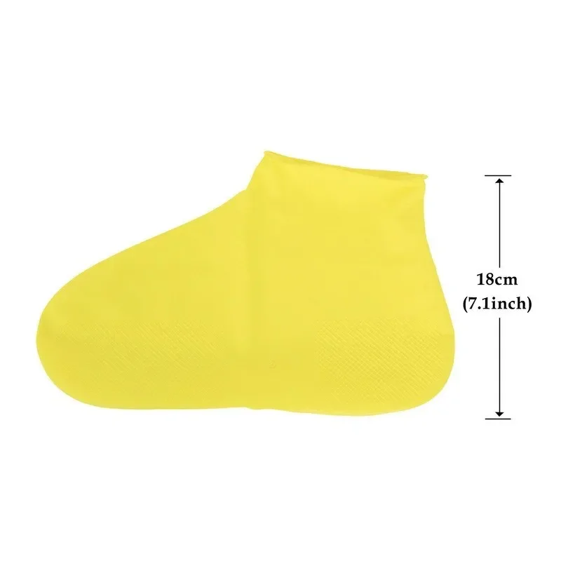 Waterproof Shoe Covers Silicone Anti-Slip Rain Boots Unisex Sneakers Protector for Outdoor Rainy Day Reusable Rain Shoe Cover - Image 13