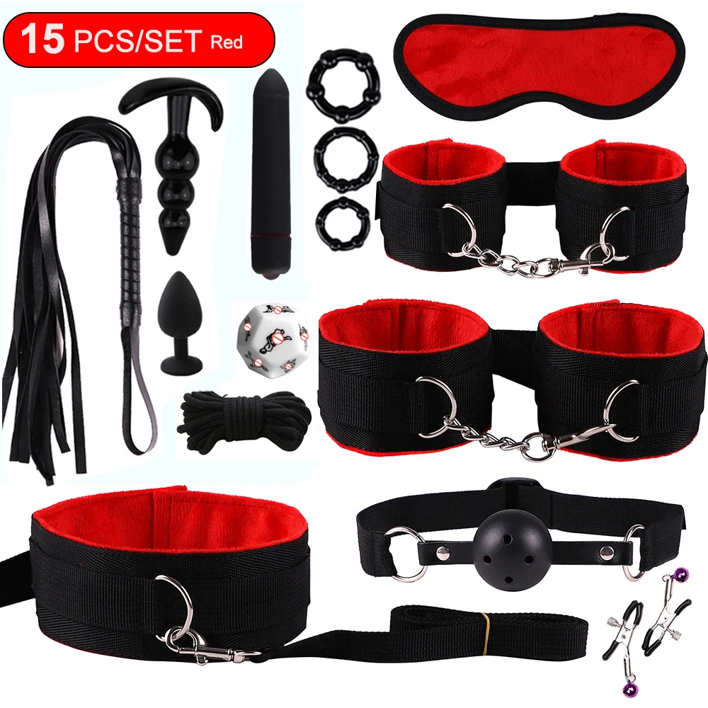 Sex toys for women BDSM sexual couples kit erotic accessories handcuffs for session Anal plug sex game Adult Sexy Toys sexyshop - Image 12