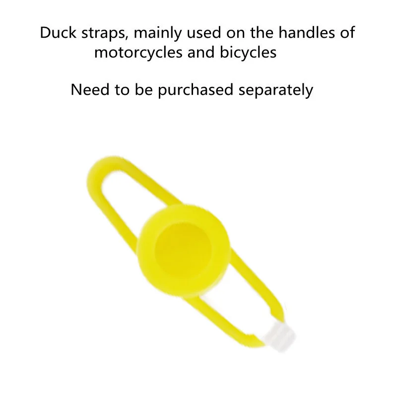 Car Duck With Helmet Broken Wind Pendant Small Yellow Duck Road Bike Motor Helmet Riding Cycling Accessories Without Lights - Image 18