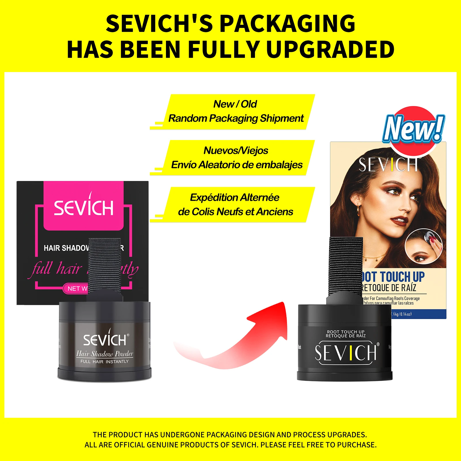 Sevich Hairline Powder 4g Hairline Shadow Powder Makeup Hair Concealer Natural Cover Unisex Hair Loss Product - Image 2