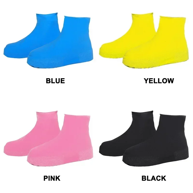 Waterproof Shoe Covers Silicone Anti-Slip Rain Boots Unisex Sneakers Protector for Outdoor Rainy Day Reusable Rain Shoe Cover - Image 5