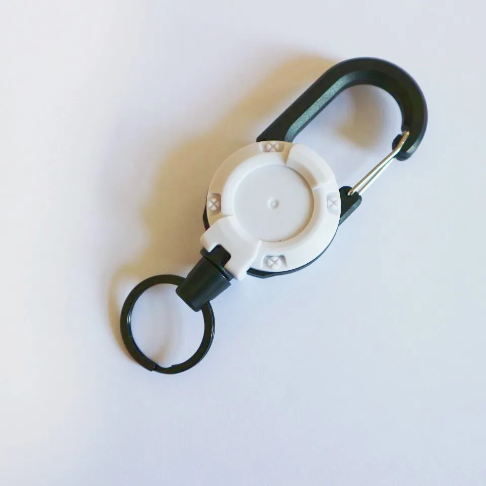 1/3Pcs Automatic Retractable Wire Rope Antitheft Easy-to-pull Buckle Rope Elastic Keychain Sporty Retractable Key Ring Anti Lost - Image 9