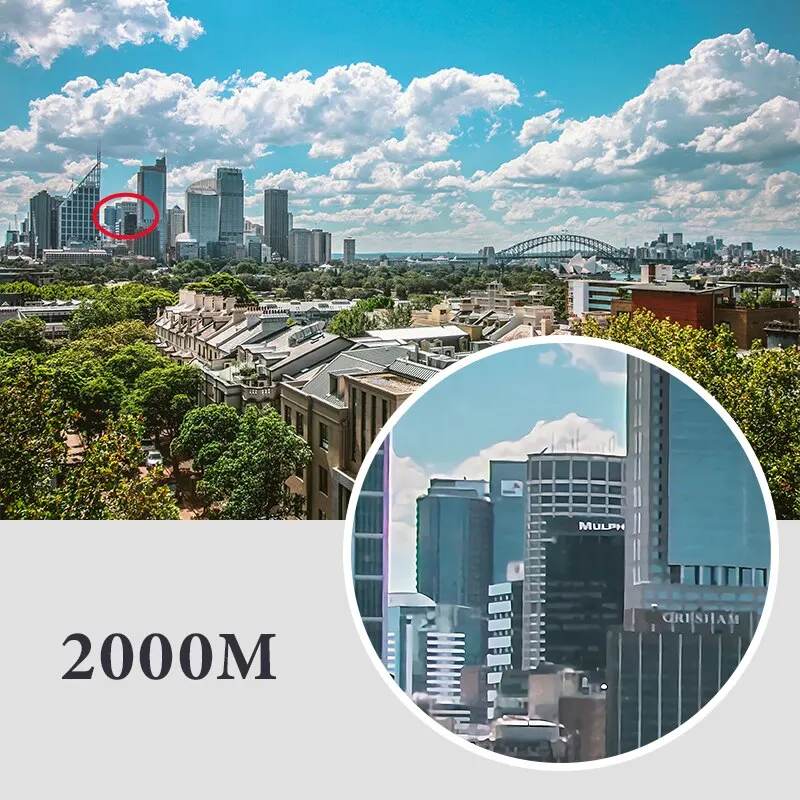 40x22 HD Powerful Binoculars 2000M Long Range Folding Mini Telescope BAK4 FMC Optics For Hunting Sports Outdoor Camping Travel - Image 5