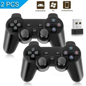 2.4G Wireless Gamepad - 1 or 2 Pack for PC/Android TV Box/Nintendo Switch, USB Joystick with Ergonomic Design