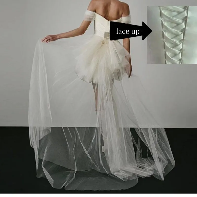 Newest Short Wedding Dresses Classic Elegant Boat Neck Simple Bridal Dress Backless Sexy Vestidos De Novia Customized - Image 2