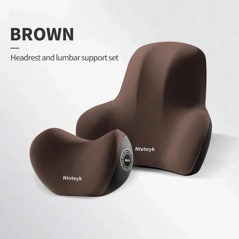 Car Memory Foam Neck Pillow Protection Lumbar Backrest Cushion Lumbar Cushion Car Headrest Cushion - Image 9