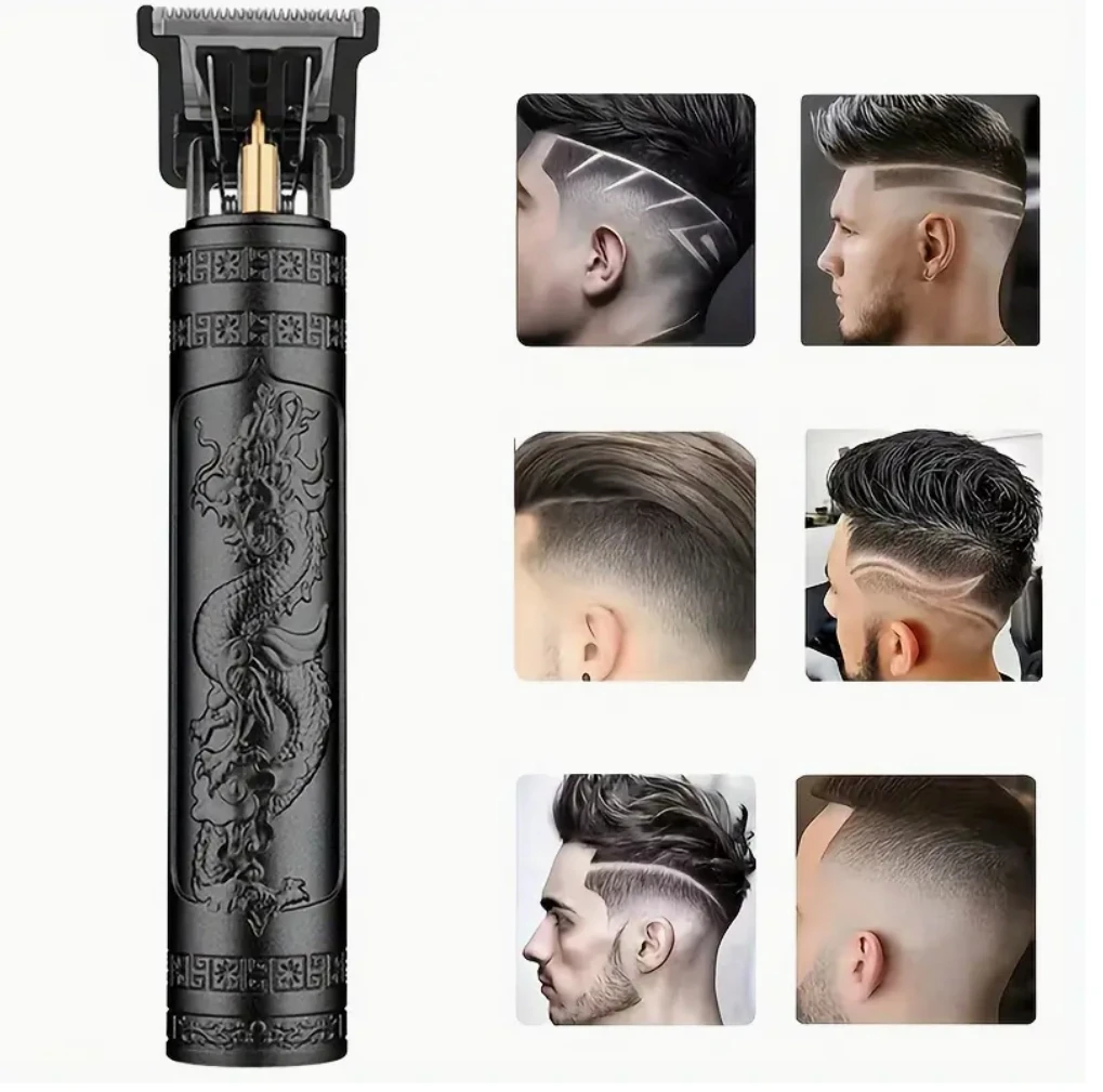 2024 New Vintage T9 Hair Cutting Machine Men's Electric Shaver - Image 7