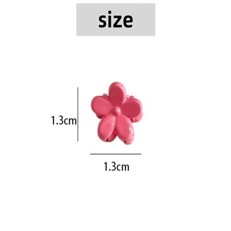 50pcs Minimalist Solid Hair Claw Mini Cute Banana Clip Cartoon Headwear Non Slip Hair Styling Accessories - Image 6