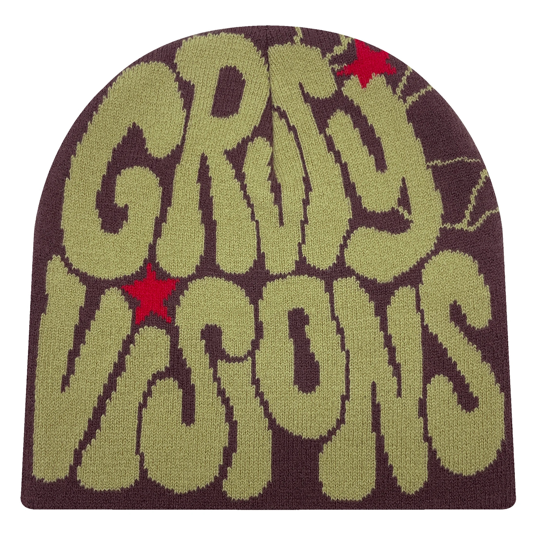 1PCS European and American popular acrylic material GR letter jacquard outdoor fashion knitted hat for men and women beanie hat - Image 12