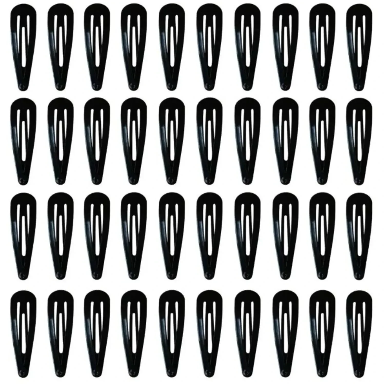 50Pcs Snap Hair Clips Candy Color Glossy 2 Inches No Slip Metal Hair Pins Clips Barrettes Accessories for Baby Girls Toddlers - Image 5