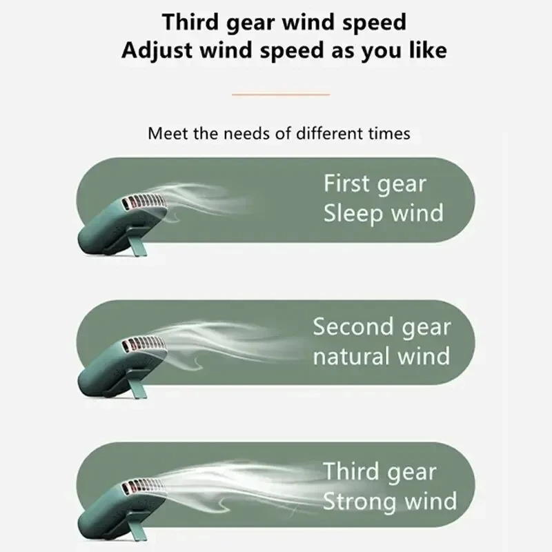 New Mini Portable Fan Portable Rechargeable Bladeless Turbo Ultra Quiet Student Hand Held Fan Outdoor Sports Travel - Image 6