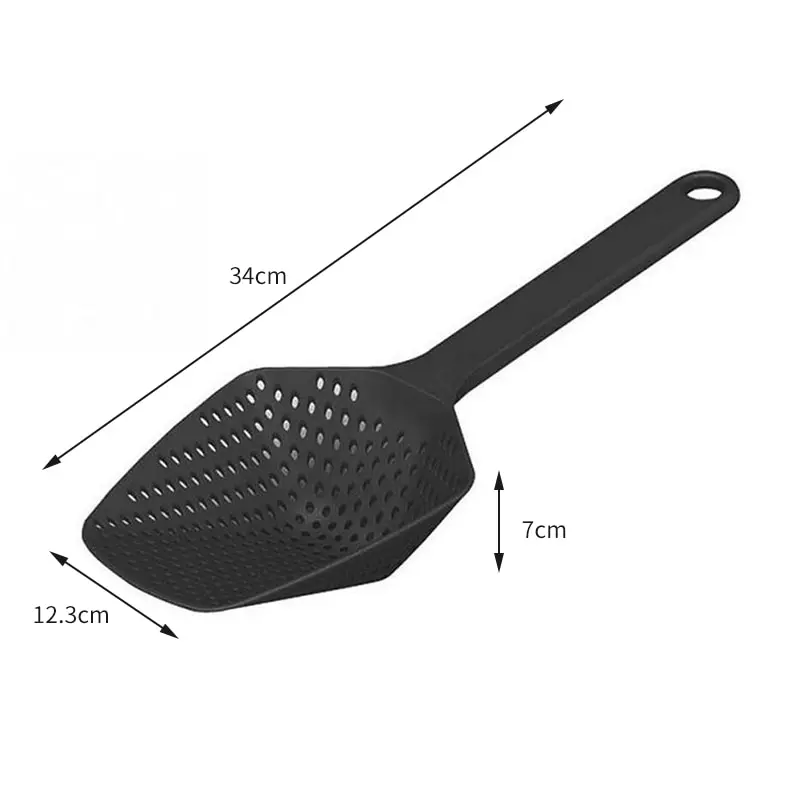 Strainer Spoon Large Funnel Fried Food Strainer Vegetable Food Water Filter Portable Home Kitchen Cooking Tools - Image 6