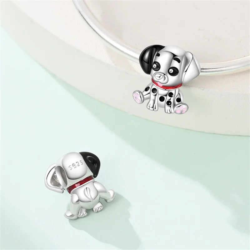 Original 925 Sterling Silver Charms Beads Cute Cat Dog Tiger Koala Animal Charm Pendant For Women Fine DIY Birthday Jewelry Gift - Image 3