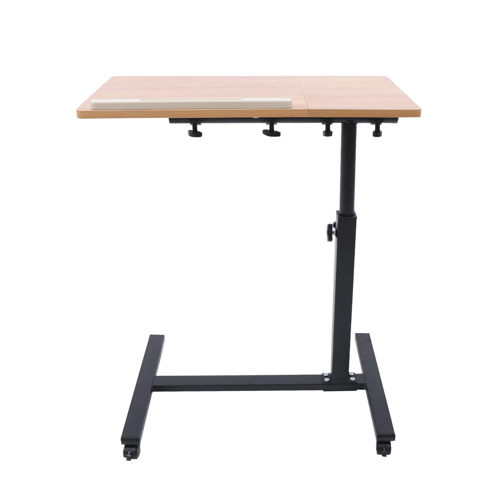 Adjustable Height Laptop Desk Rolling Cart Table Stand Movable Computer Table Sofa Side Tables - Image 4