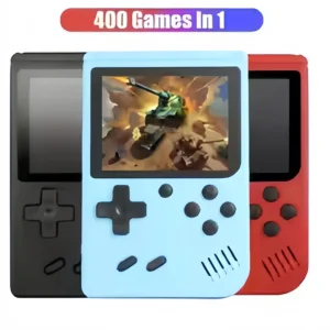 3.0 Inch Retro Game Console with 400 Built-in Games, Portable Handheld Mini Gaming Device, Christmas Gift for Kids & Adults
