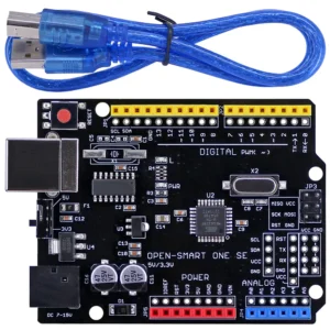 5V / 3.3V OPEN-SMART R3 Board (CH340) ATMEGA328P Chip Development Board with USB Cable Compatible for 328P board