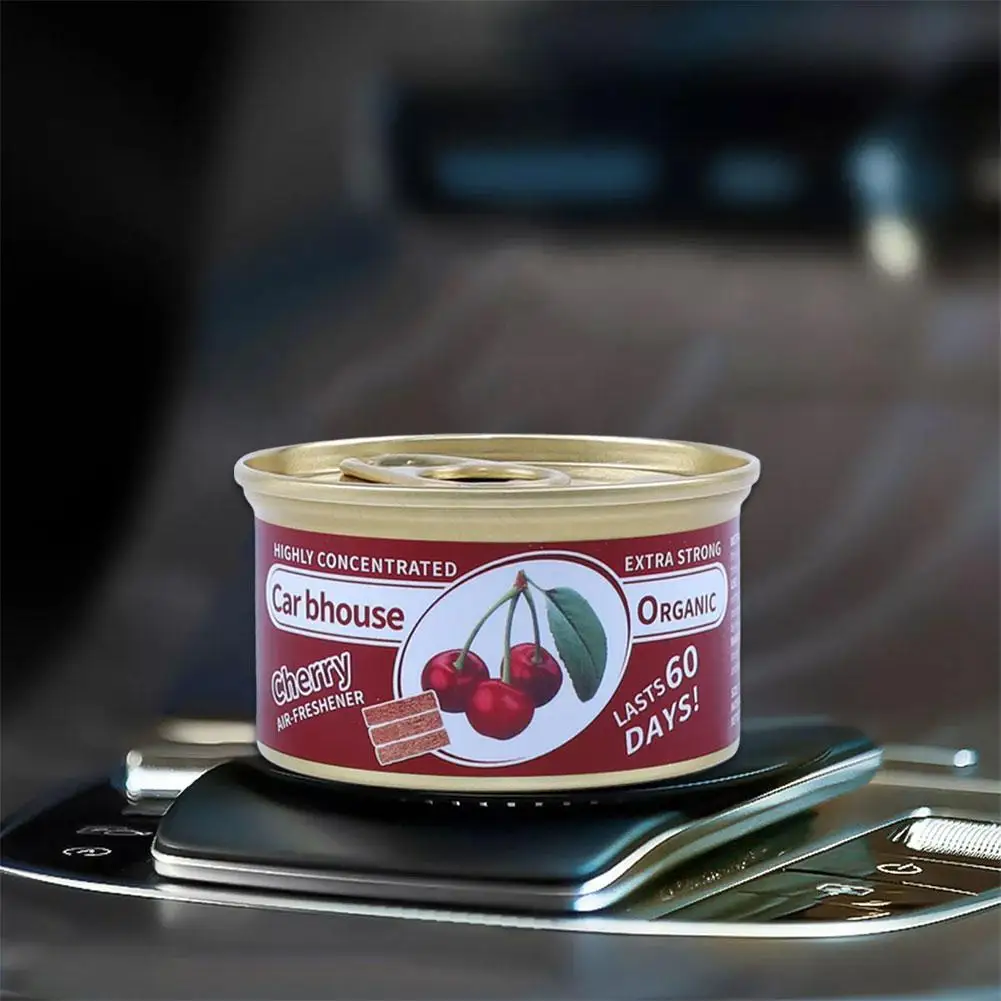 Car Flavoring Car Air Fresheners Perfume Canned Wood Blocks Coffee Flavor Long-Lasting Auto Aromatherapy Car Deodorant Supplies - Image 4