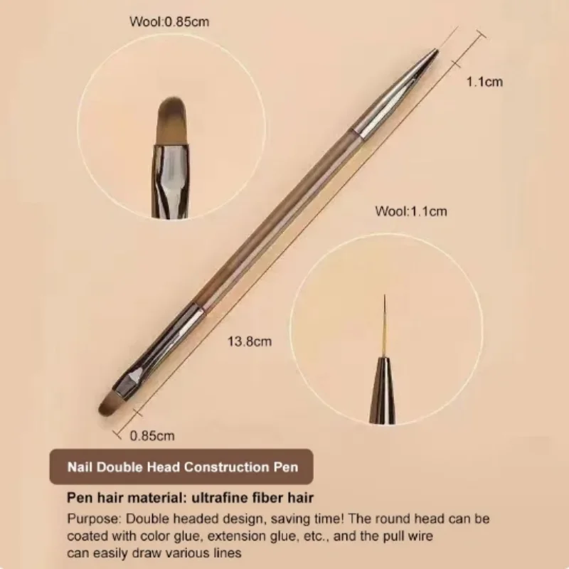 【Hot sales】Gel nail brush Inner liner DIY Painting Pen Nail Art Acrylic Painting Brush nail Art design showing painting tools - Image 5